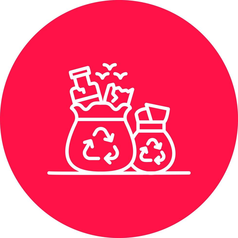 Garbage Creative Icon Design vector