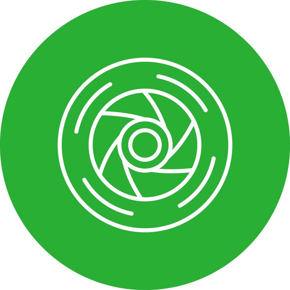 Diaphragm Creative Icon Design vector