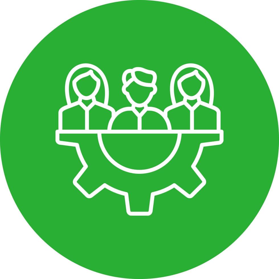 Workforce Creative Icon Design vector