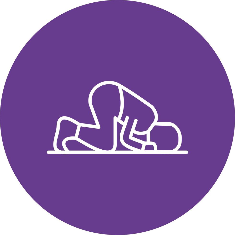 Sujud Creative Icon Design vector