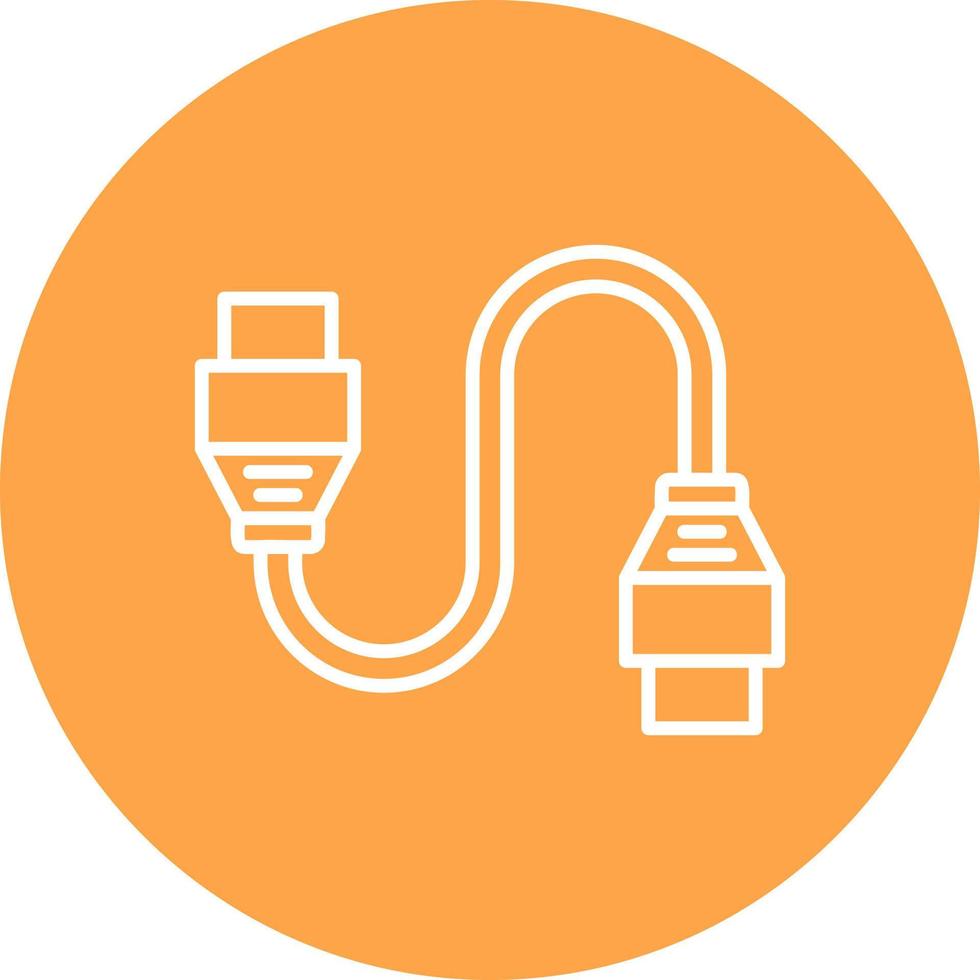Cable Creative Icon Design vector