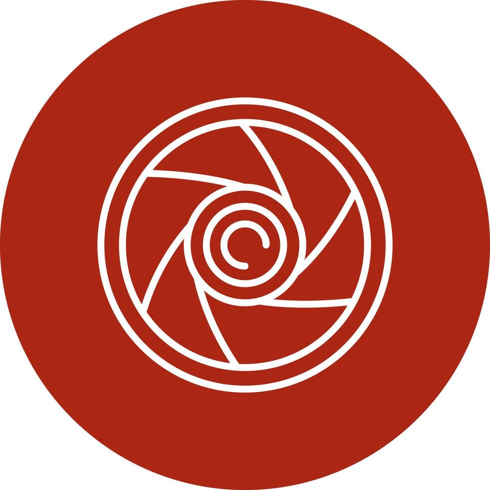 Shutter Creative Icon Design vector
