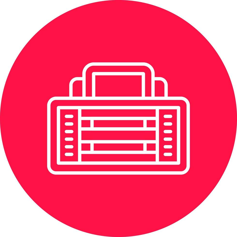 Led Strobe Creative Icon Design vector