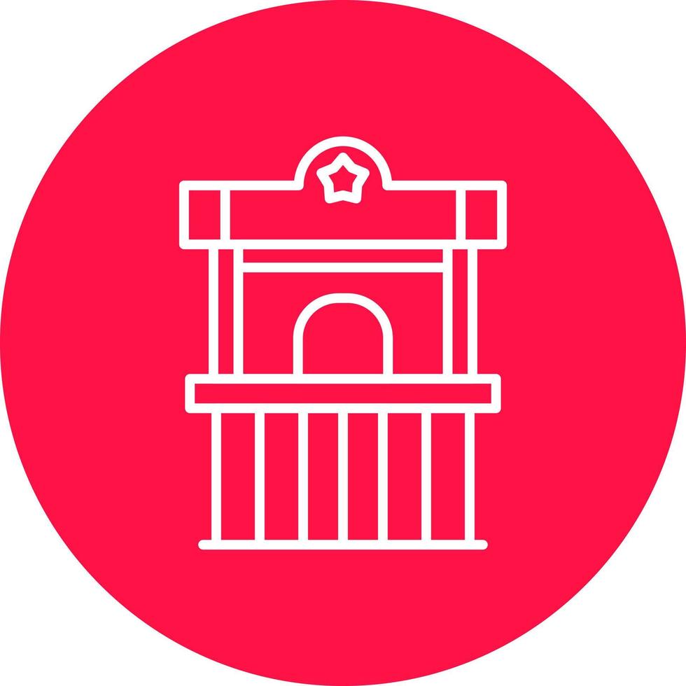 Ticket Box Creative Icon Design vector