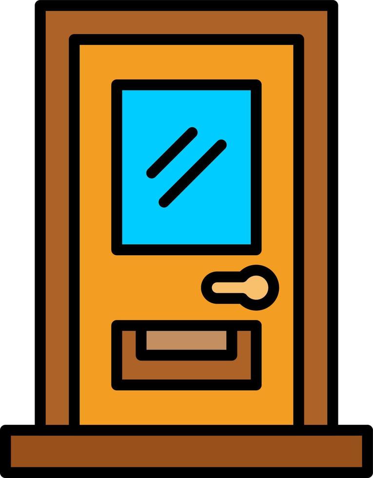Door Creative Icon Design vector