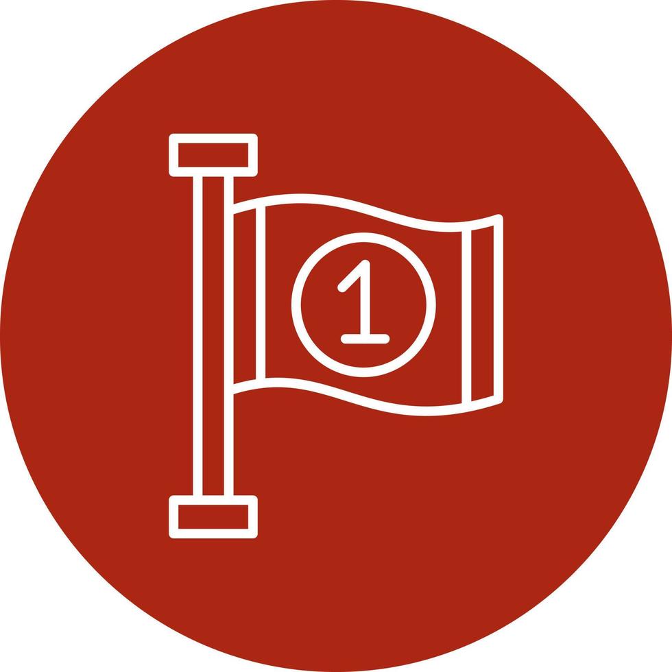 Flag Creative Icon Design vector