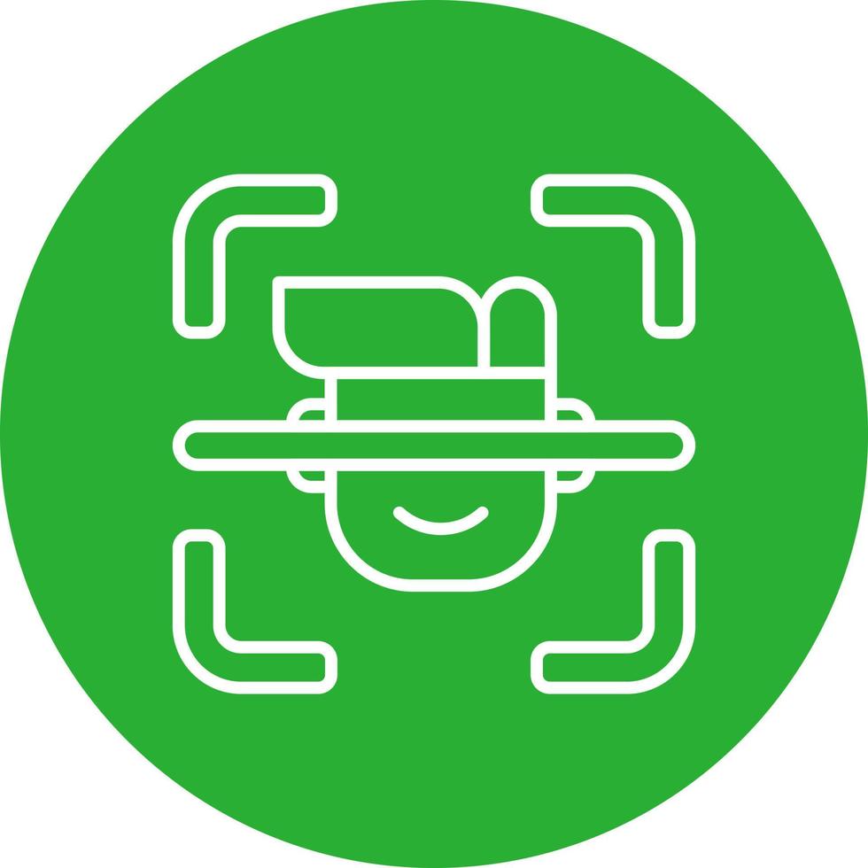 Biometric Creative Icon Design vector