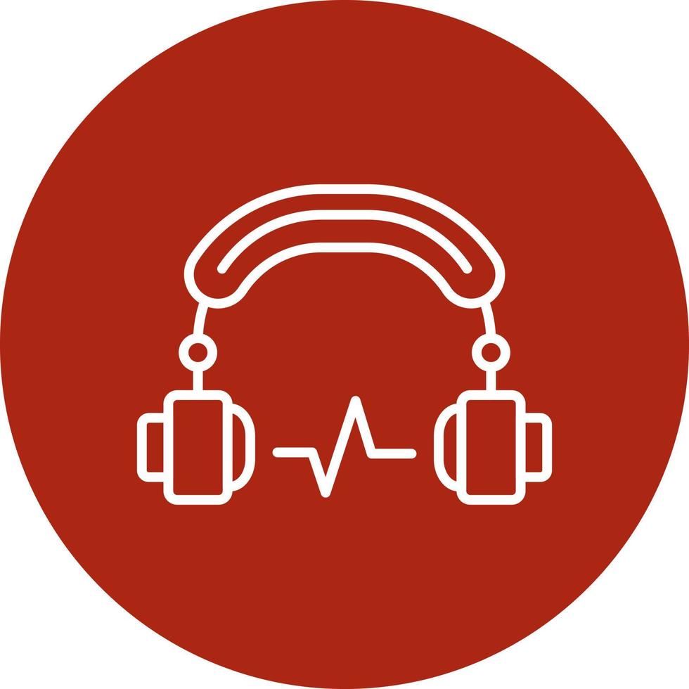 Headphone Creative Icon Design vector