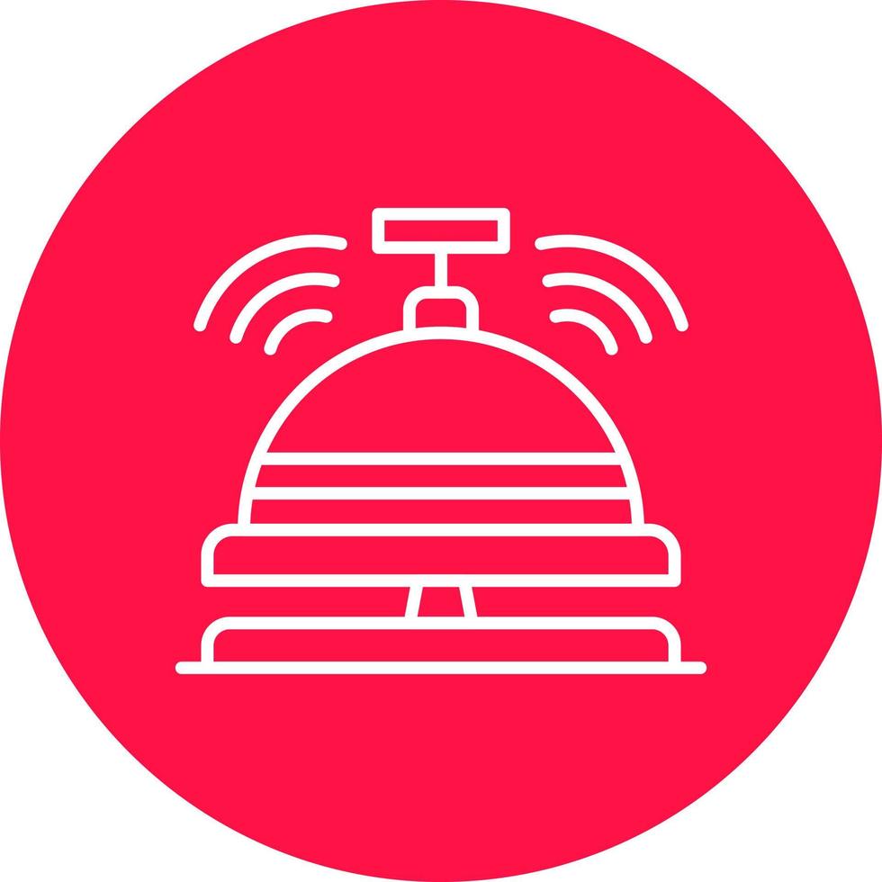 Reception Bell Creative Icon Design vector