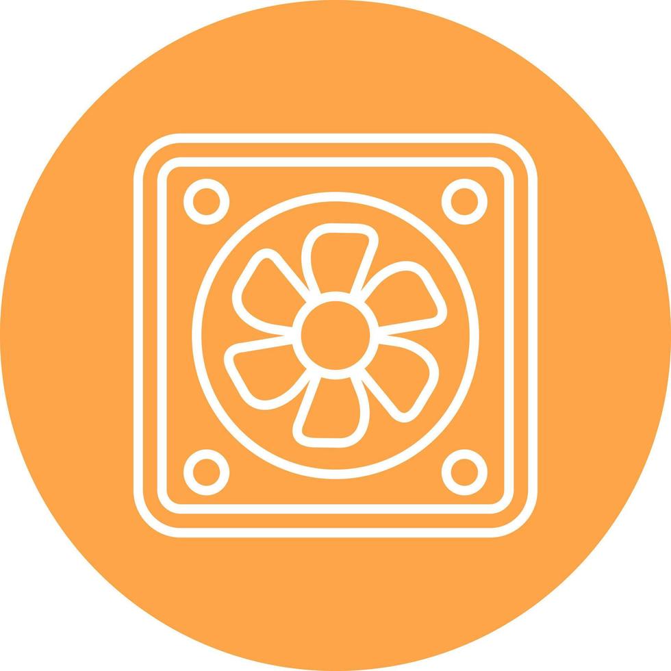 Fan Creative Icon Design vector