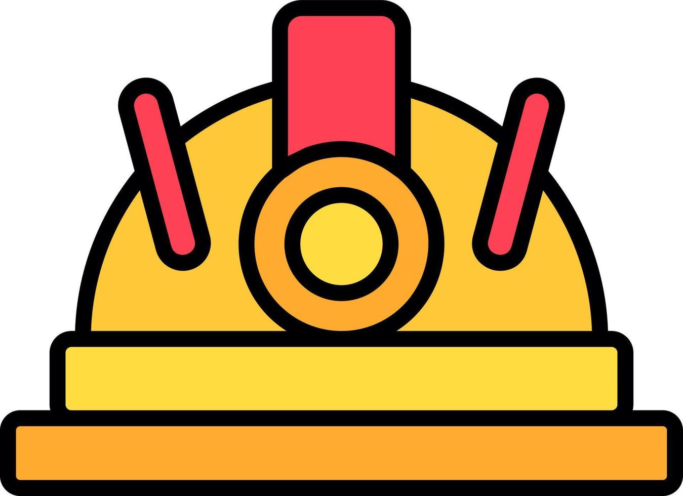 Helmet Creative Icon Design vector