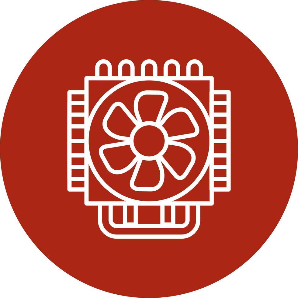 Heatsink Creative Icon Design vector