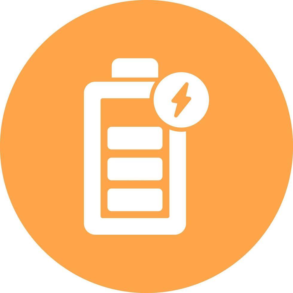 Charging Battery Creative Icon Design vector