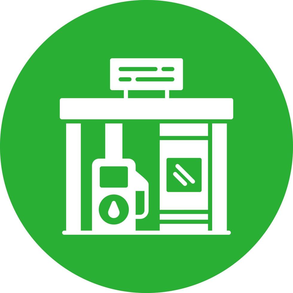 Gas Station Creative Icon Design vector