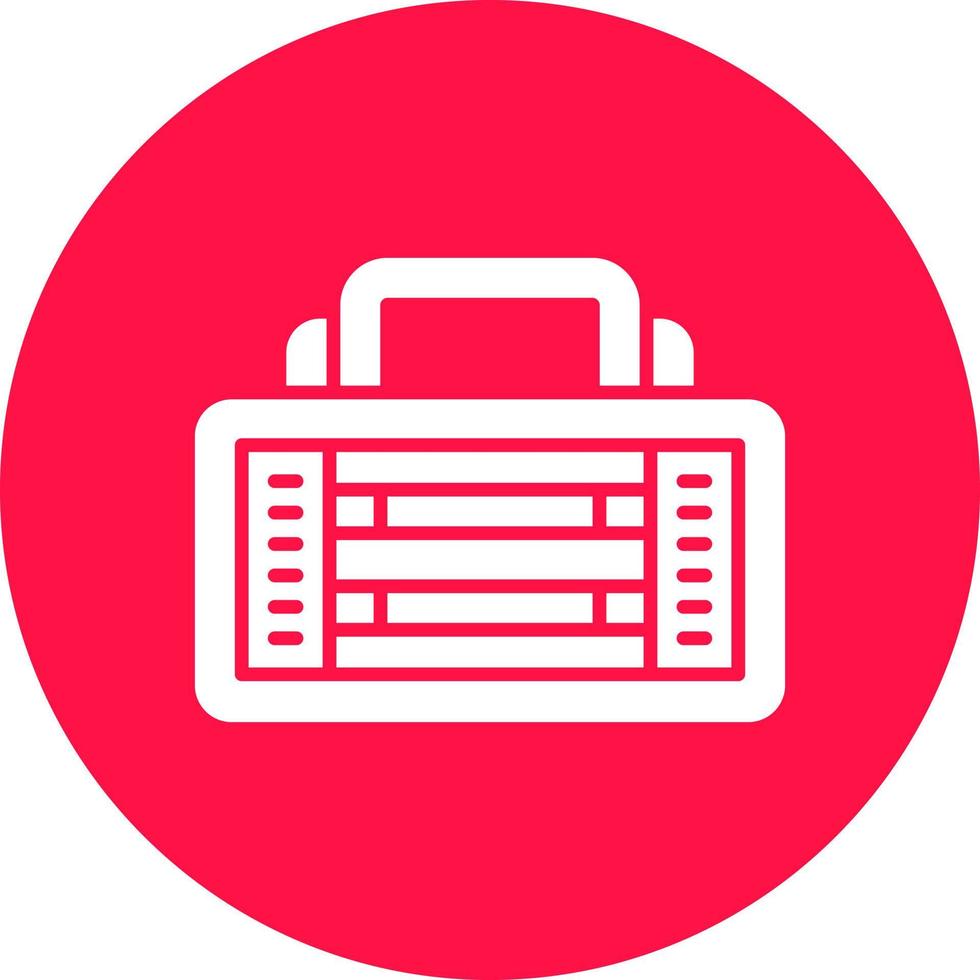 Led Strobe Creative Icon Design vector