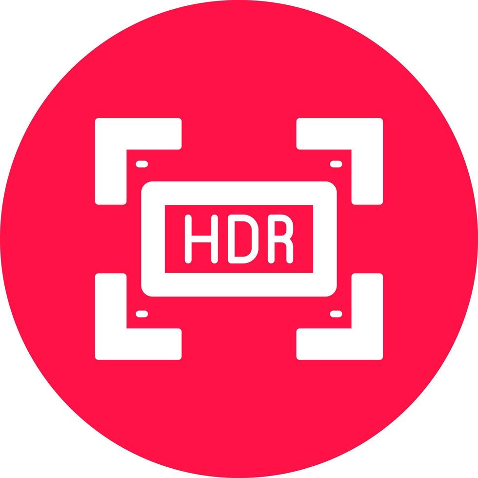 Hdr Creative Icon Design vector