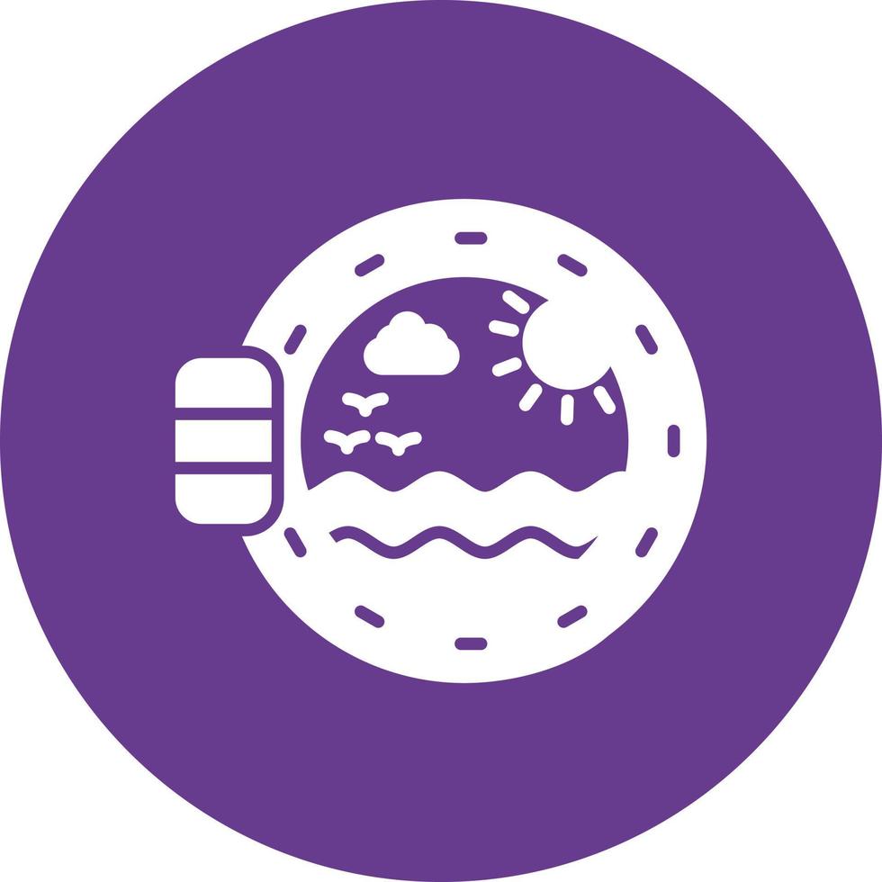 Porthole Creative Icon Design vector