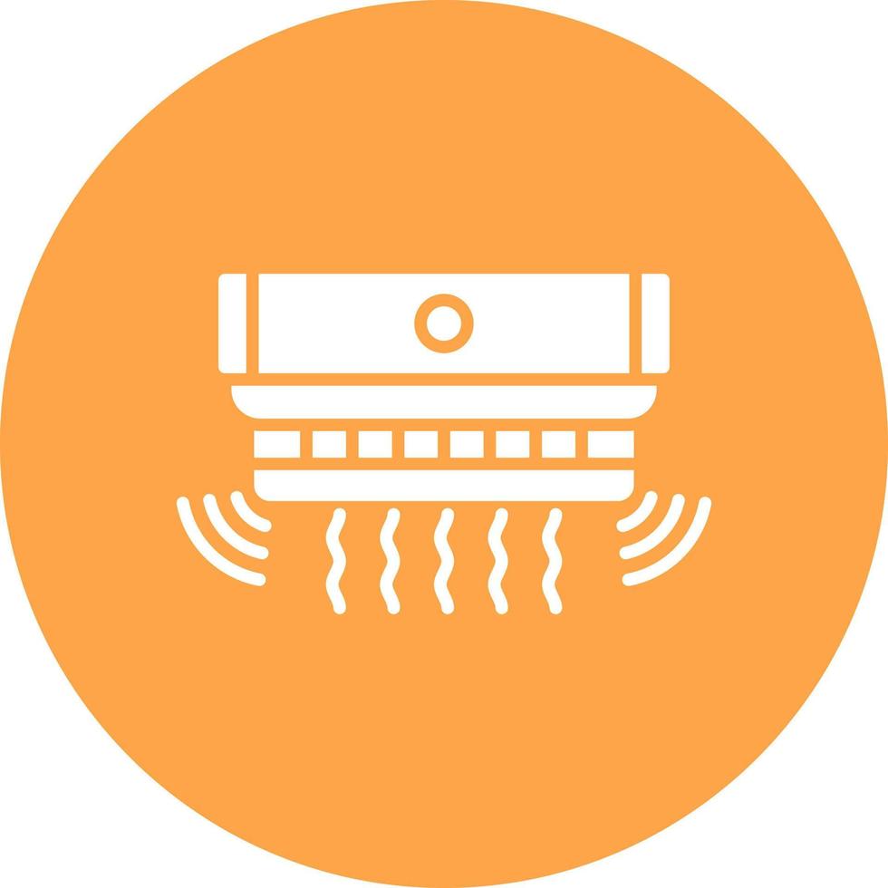 Smoke Detector Creative Icon Design vector