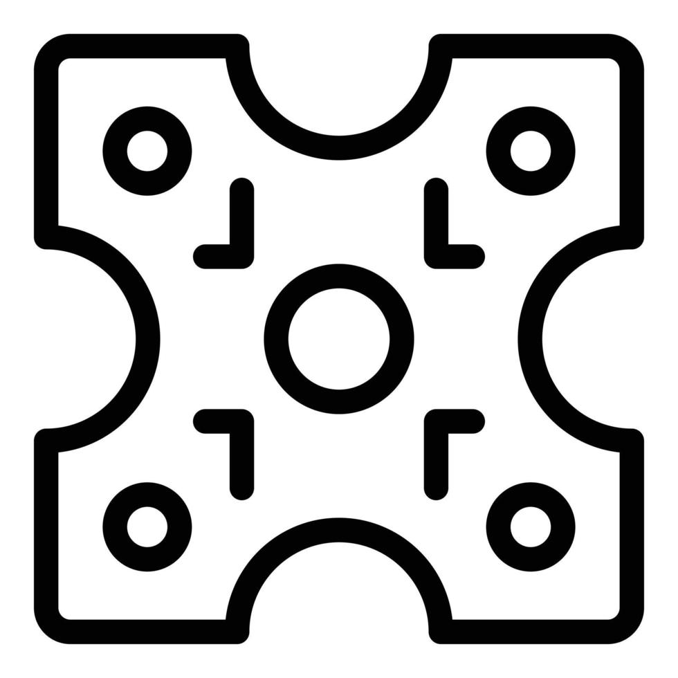 Wall bracket icon outline vector. Tv mount 15107067 Vector Art at Vecteezy