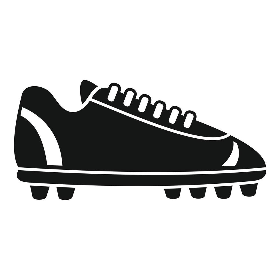 vector simple de icono de arranque de punta. zapato deportivo