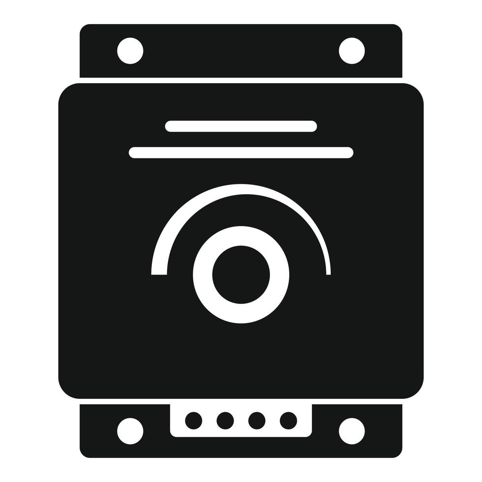 Voltage box icon simple vector. Electric regulator vector