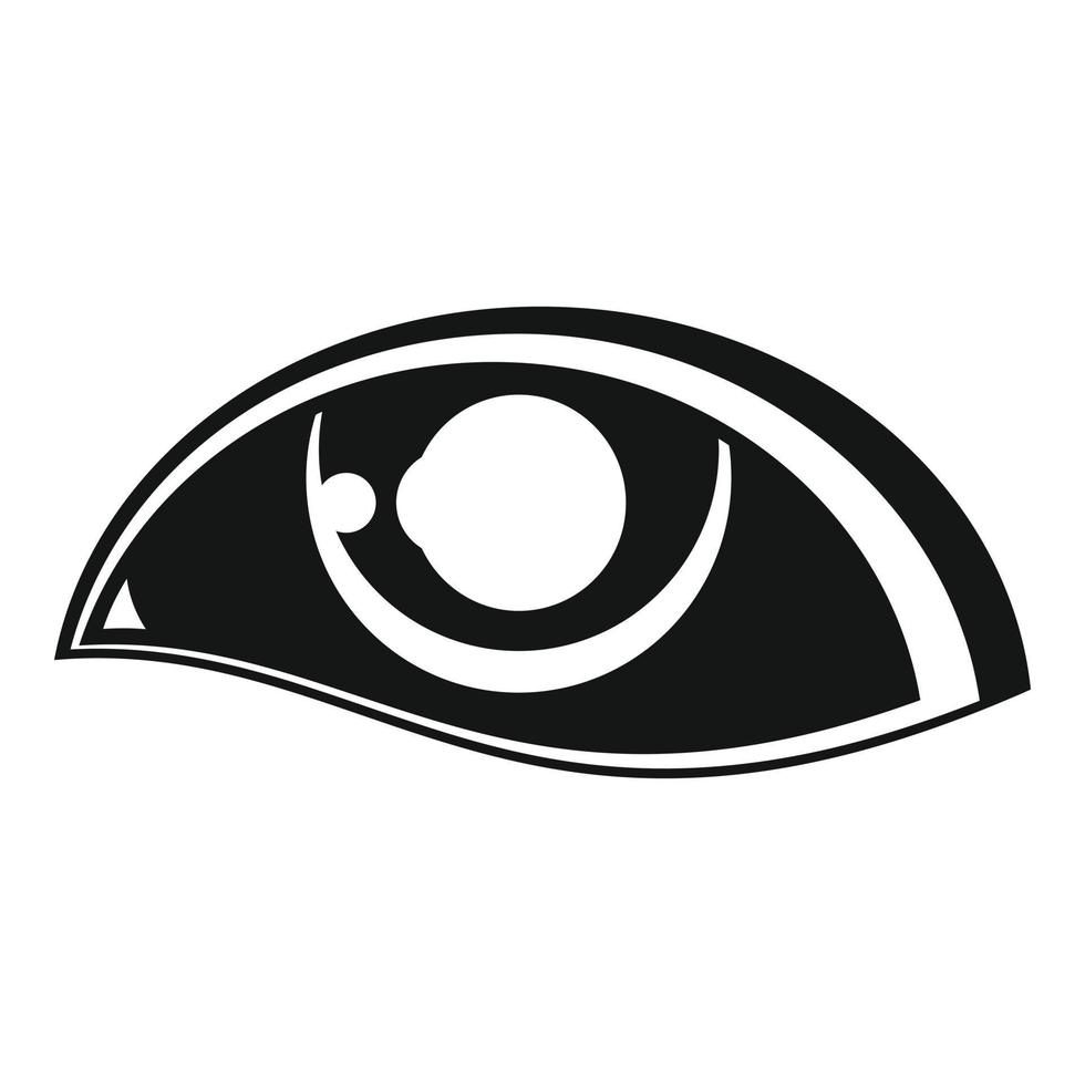 Eye see icon simple vector. Look vision vector