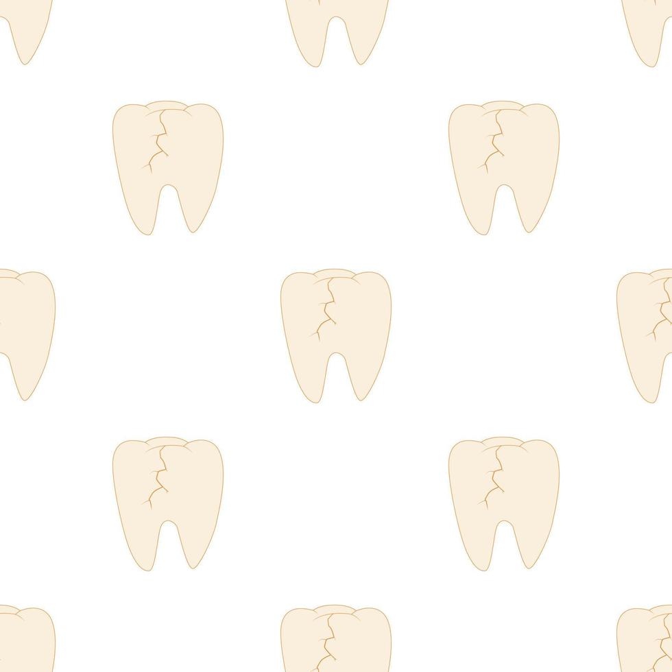 Cracked tooth pattern seamless vector