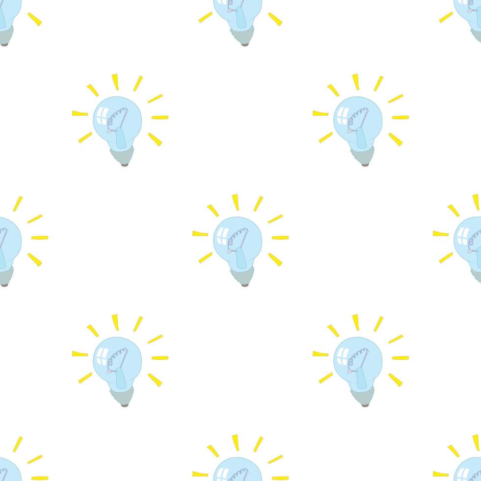 Light bulb pattern seamless vector