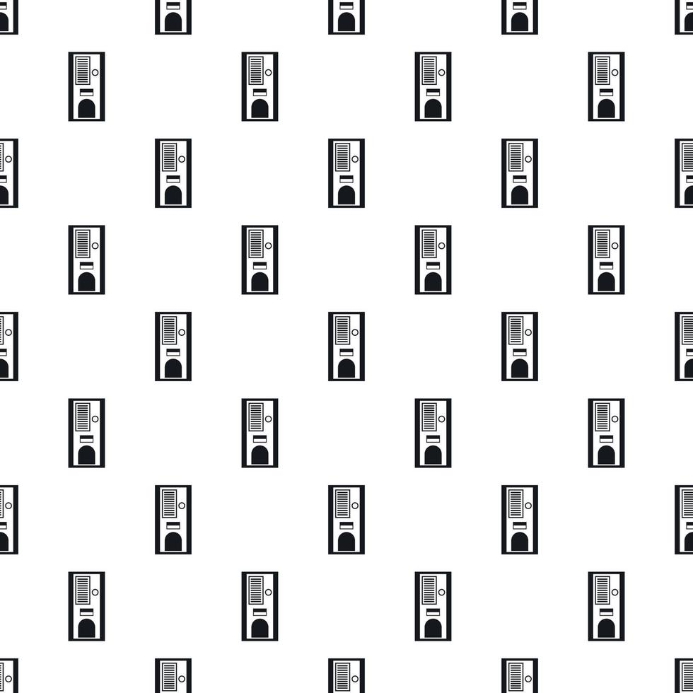 Coffee vending machine pattern, simple style vector