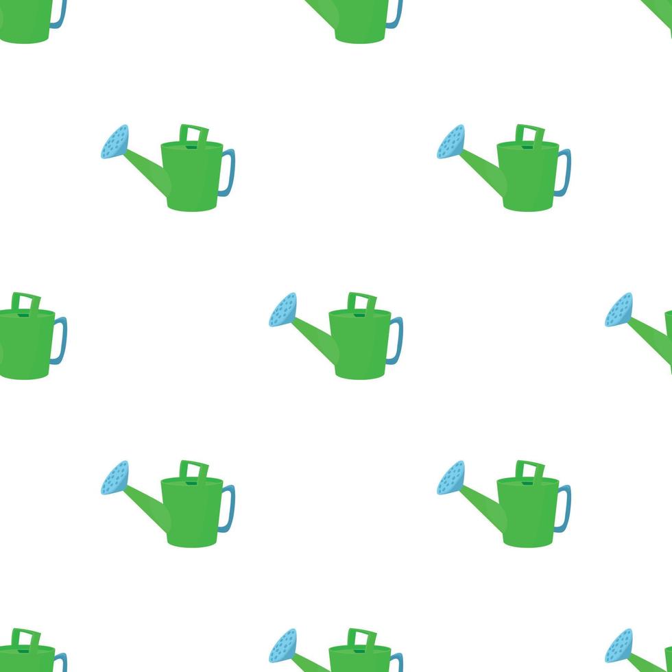 Green watering pattern seamless vector