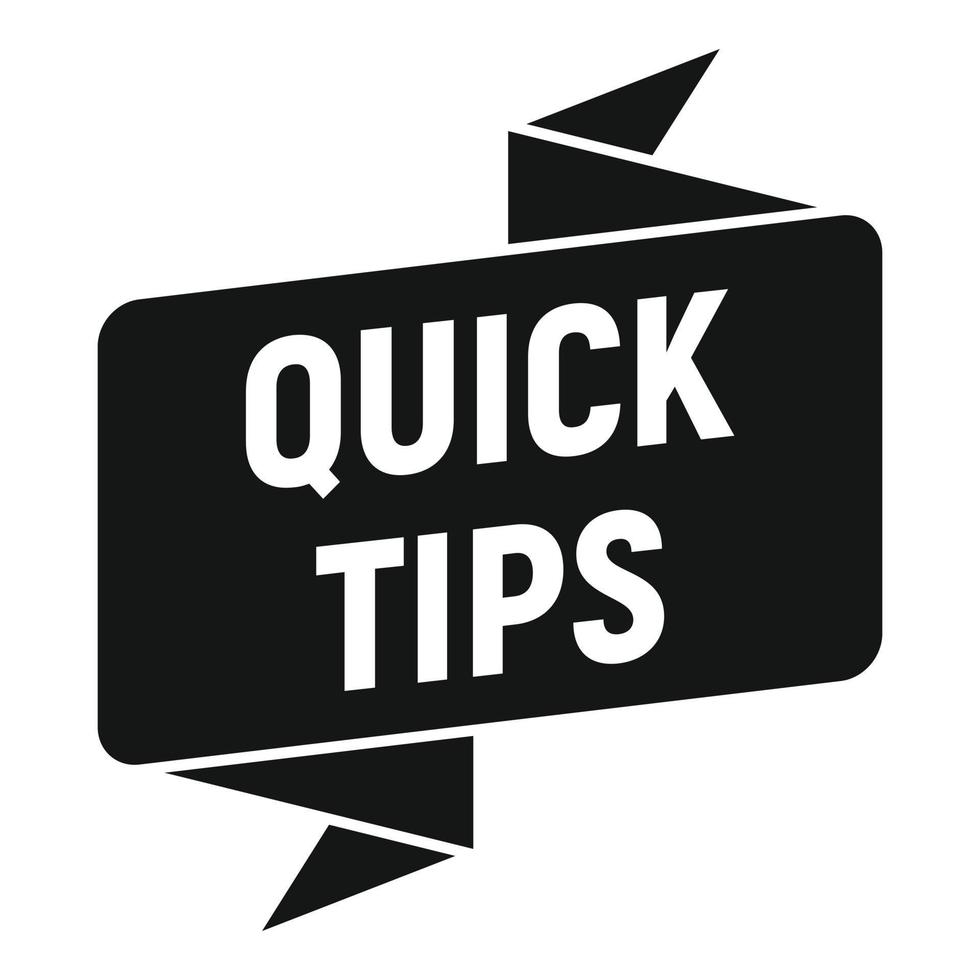 Top tip icon simple vector. Quick trick vector