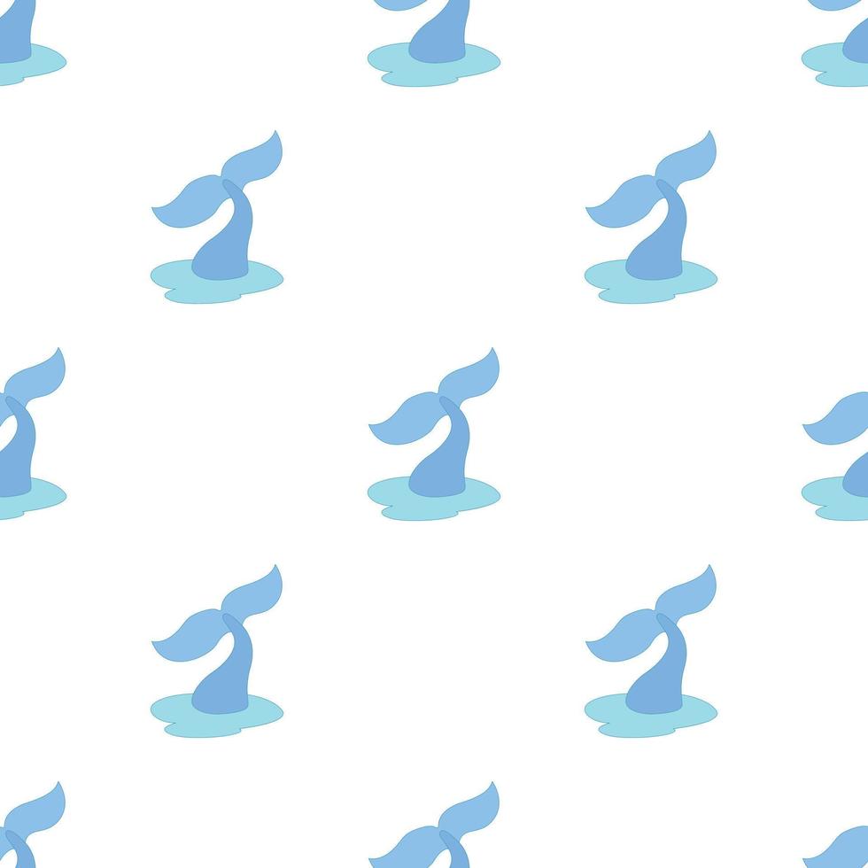 Fin of dolphin pattern seamless vector