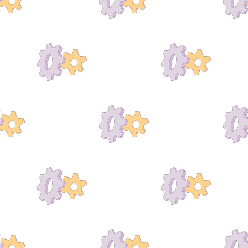 Gear pattern seamless vector