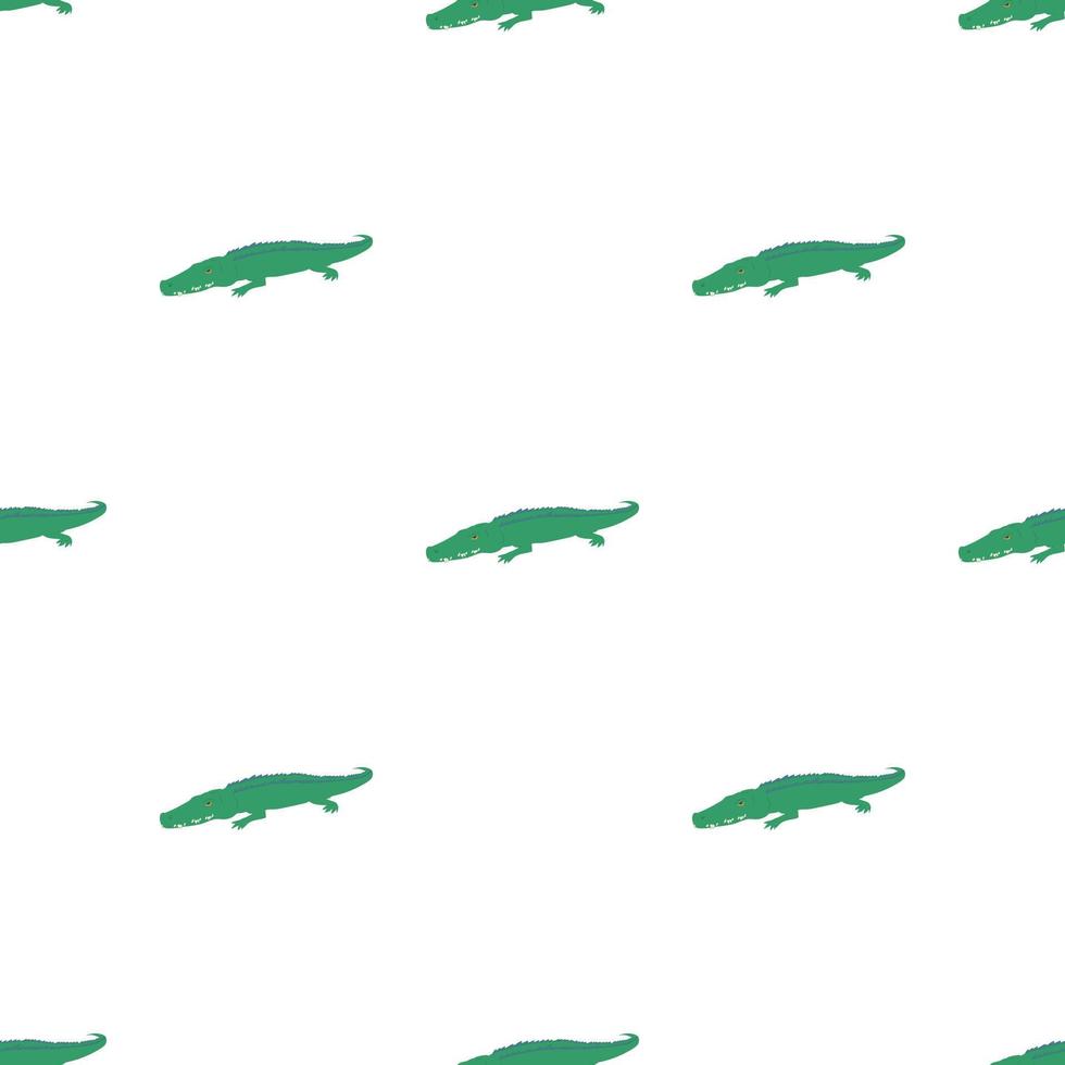 Crocodile pattern seamless vector