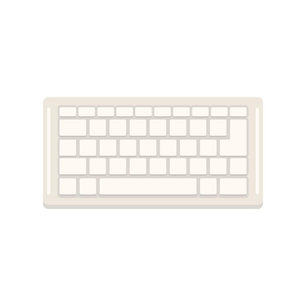 icono de teclado de control vector aislado plano
