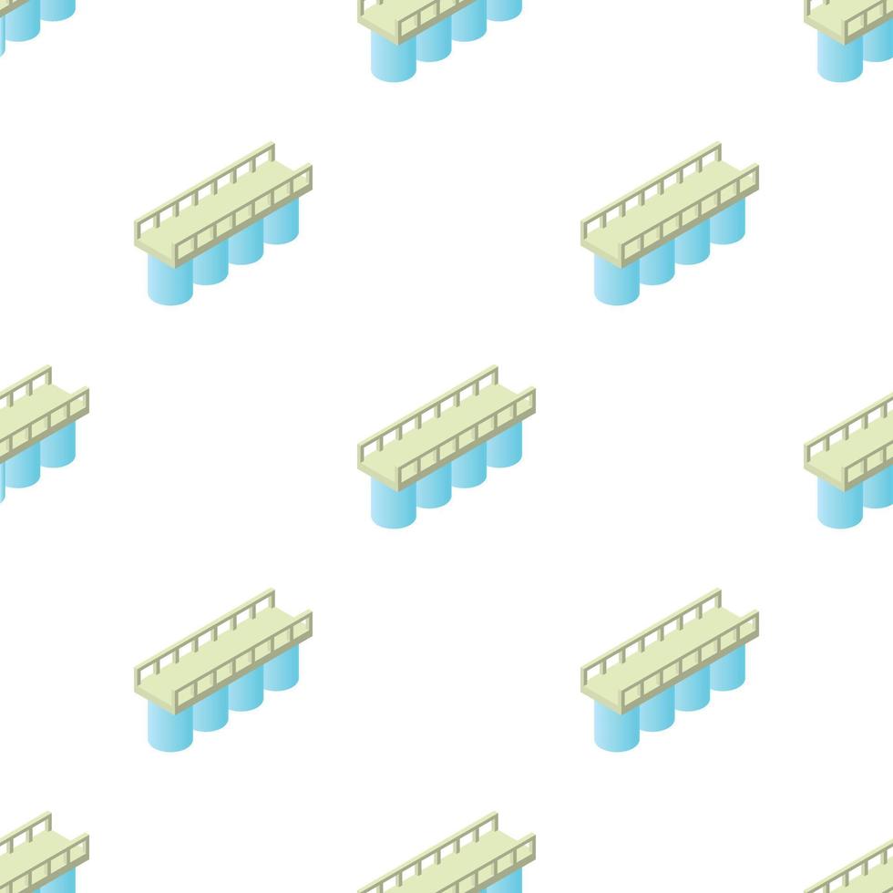 Concrete bridge pattern seamless vector
