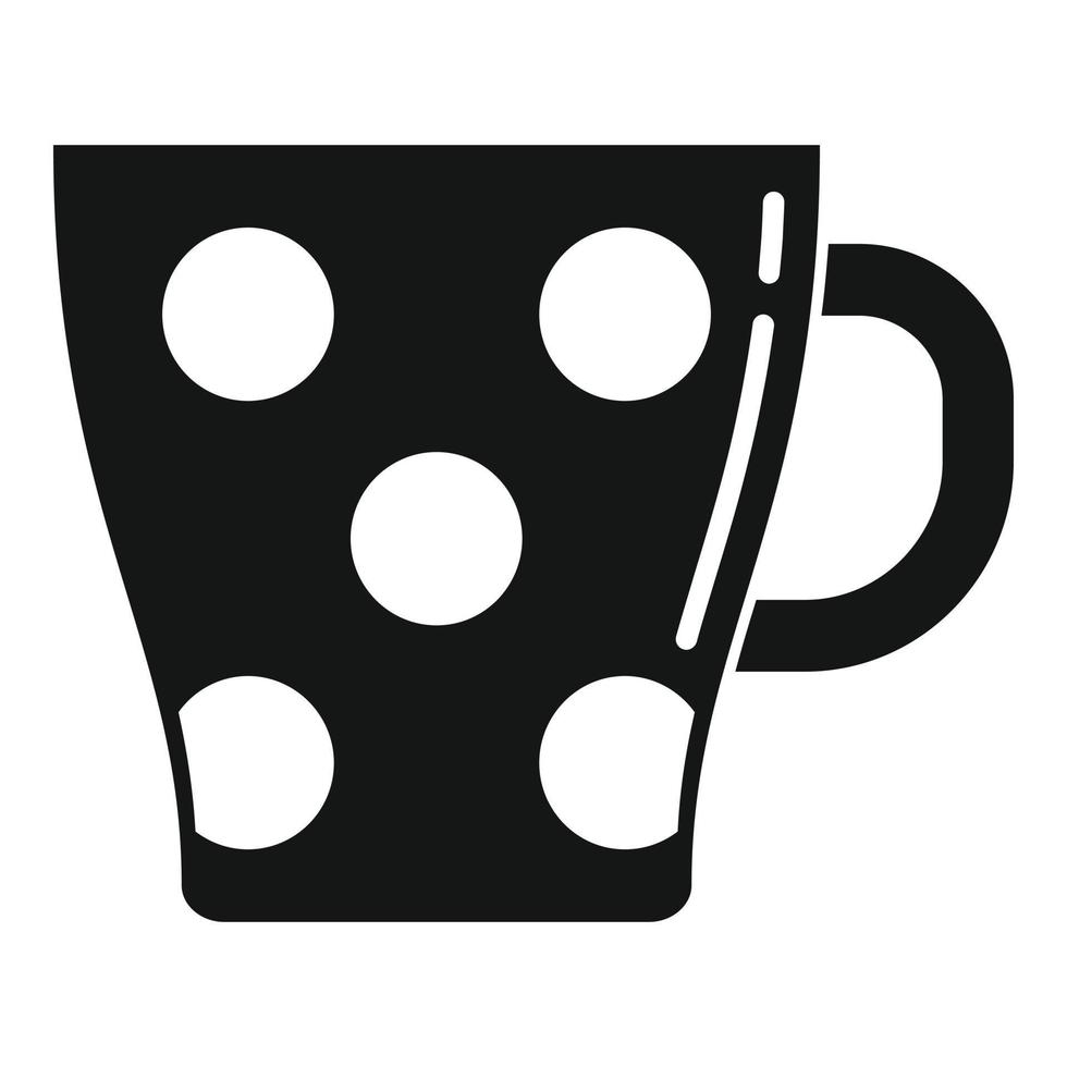 Mug icon simple vector. Coffee cup vector