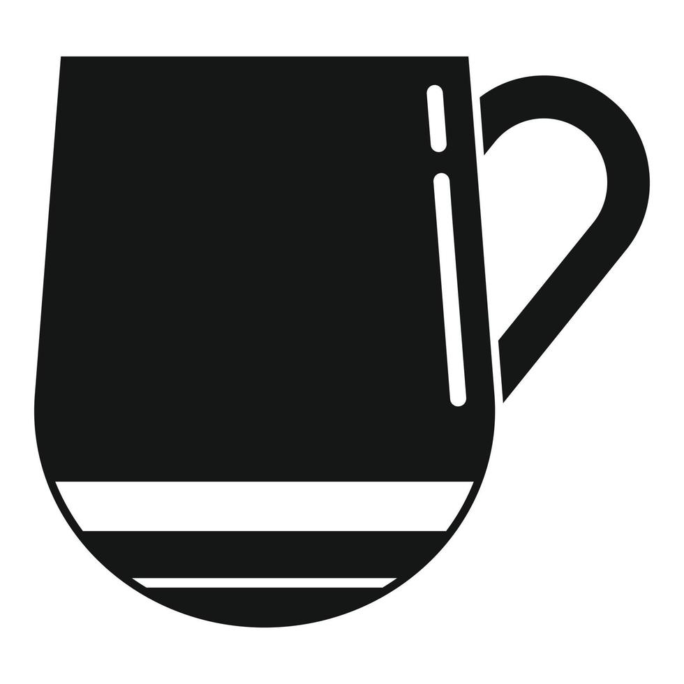 Brand mug icon simple vector. Hot cup vector