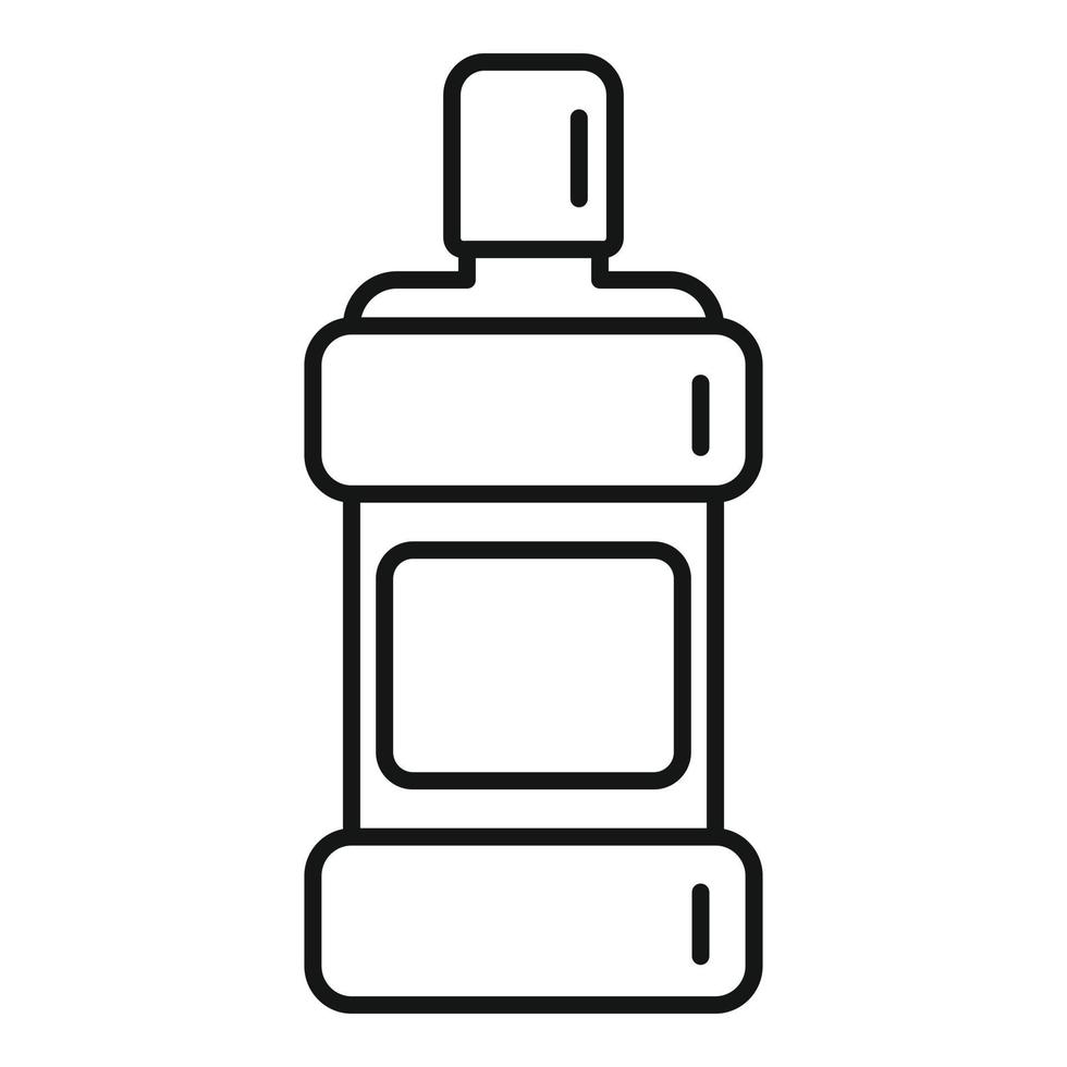 Mouthwash product icon outline vector. Tooth wash vector