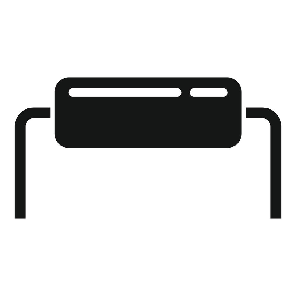 Alarm diode icon simple vector. Bulb component vector