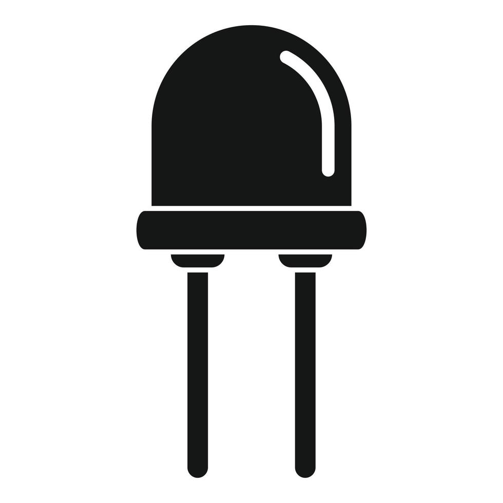 Diode element icon simple vector. Electric power vector