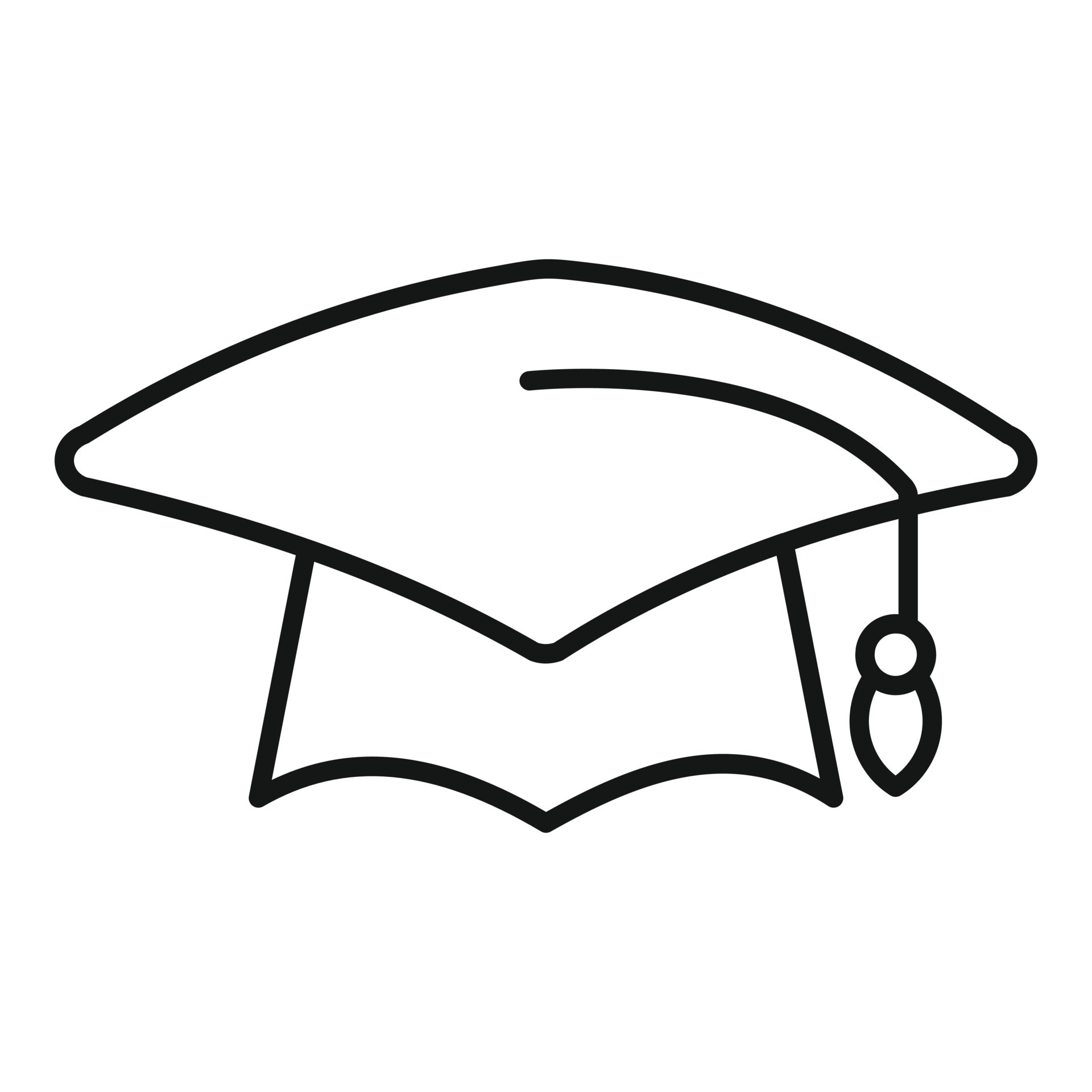 Diploma graduation hat icon outline vector. College school 15107826 Vector  Art at Vecteezy