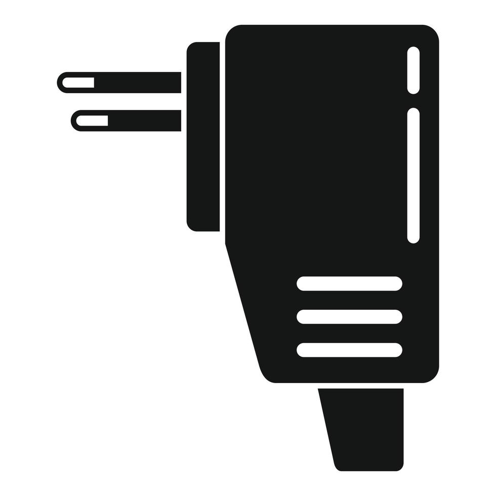 Recharge mobile icon simple vector. Phone charger vector