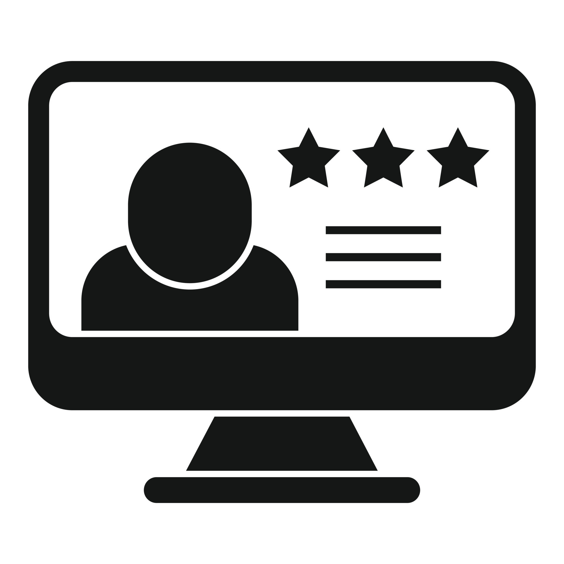 Online feedback icon simple vector. Product review 15107976 Vector Art