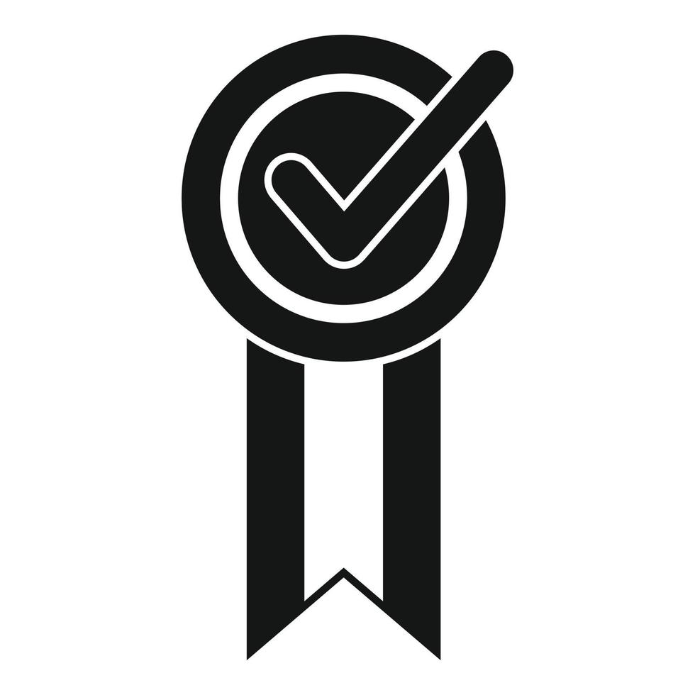 Approved feedback icon simple vector. Online evaluation vector