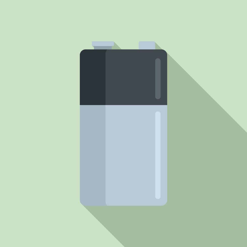 Battery level icon flat vector. Full energy vector