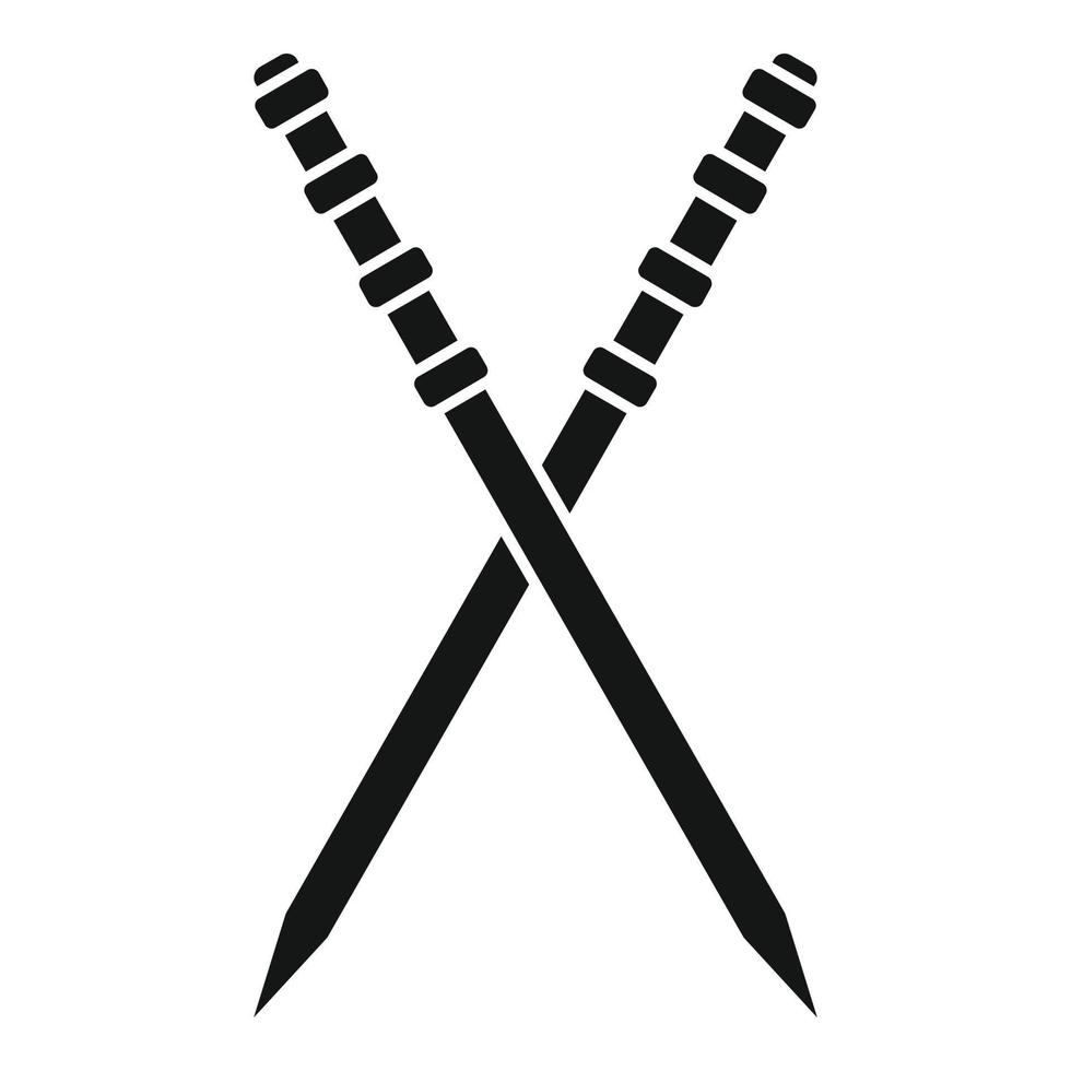 Bamboo toothpick icon simple vector. Tooth pick vector