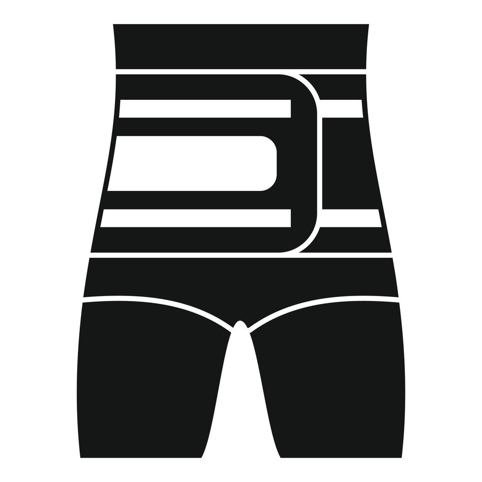 Man bandage icon simple vector. Damage body vector