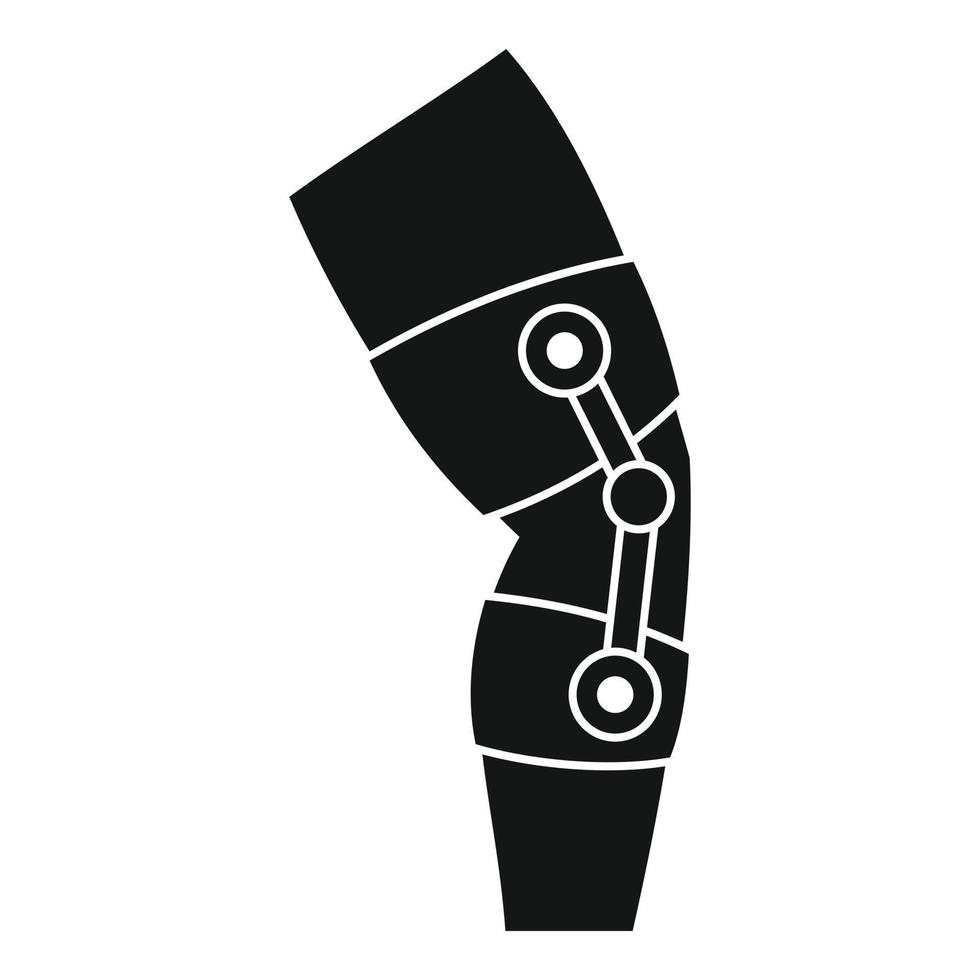 Young foot hurt icon simple vector. Bandage injury vector