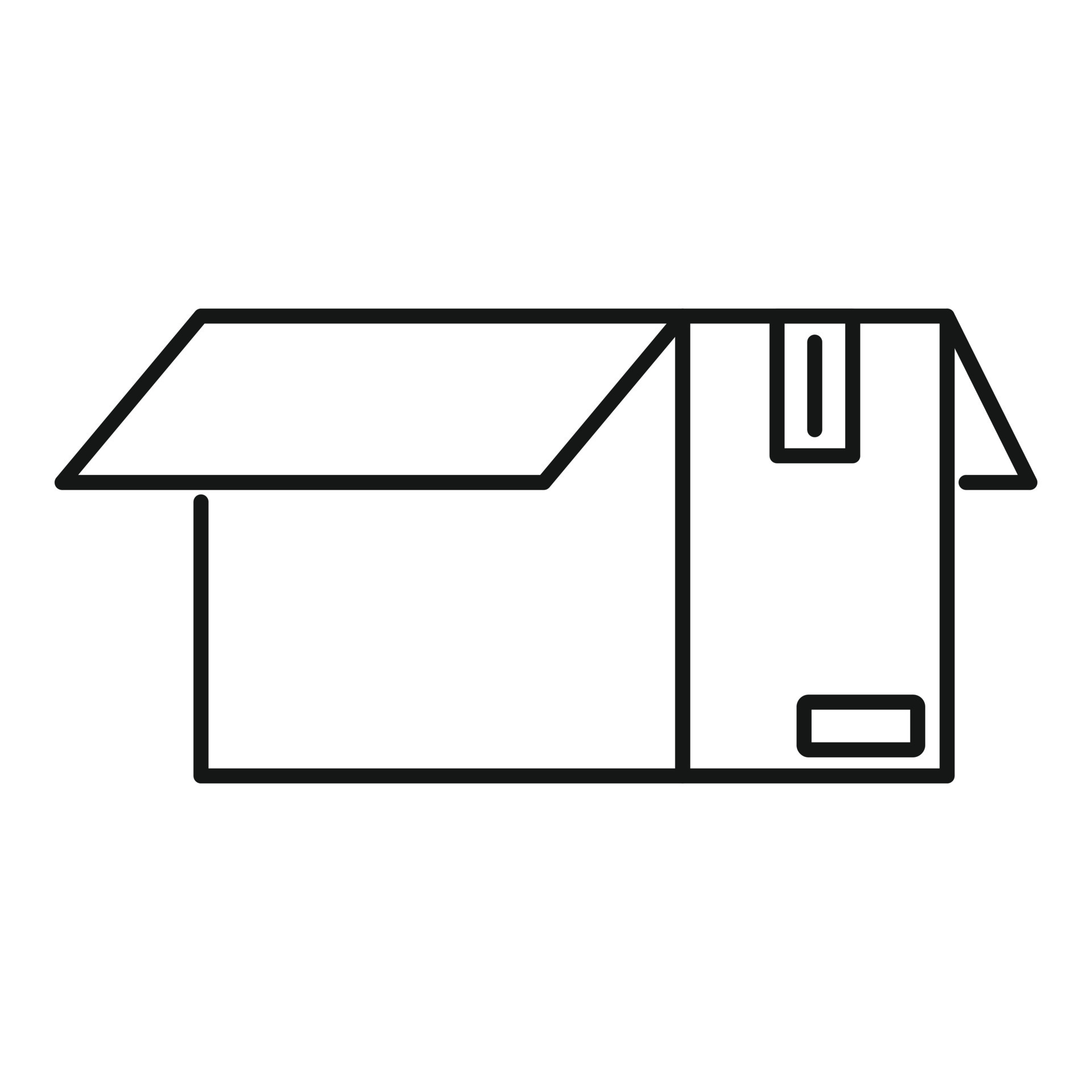 Smart box icon outline vector. Crate box 15108327 Vector Art at Vecteezy